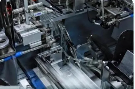 Automatic filling and packaging line